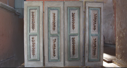 Restauro estetico di ante laccate e dipinte
