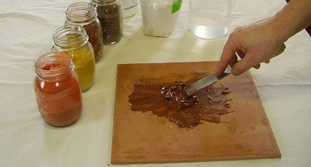 Gesso di Bologna in polvere e colla di coniglio naturale