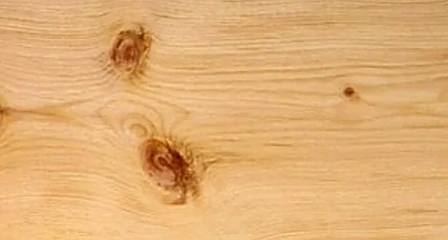 Legno di Cirmolo o Pino Cembro - Dettaglio nodi e venature